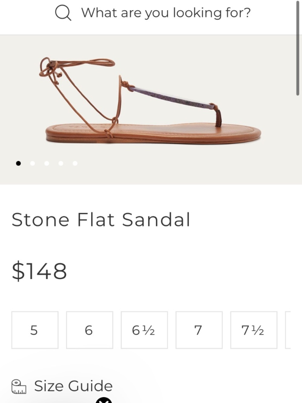 Farm Rio Stone Flat Sandal - Picture 4 of 7